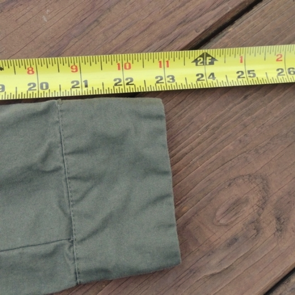 Love Tree Army Green Cotton Military Utility Jacket Size Small - Picture 12 of 14